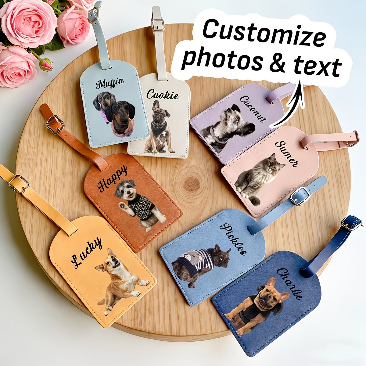 Travel Accessories As Gifts - Etiqueta de bagagem personalizada para animais