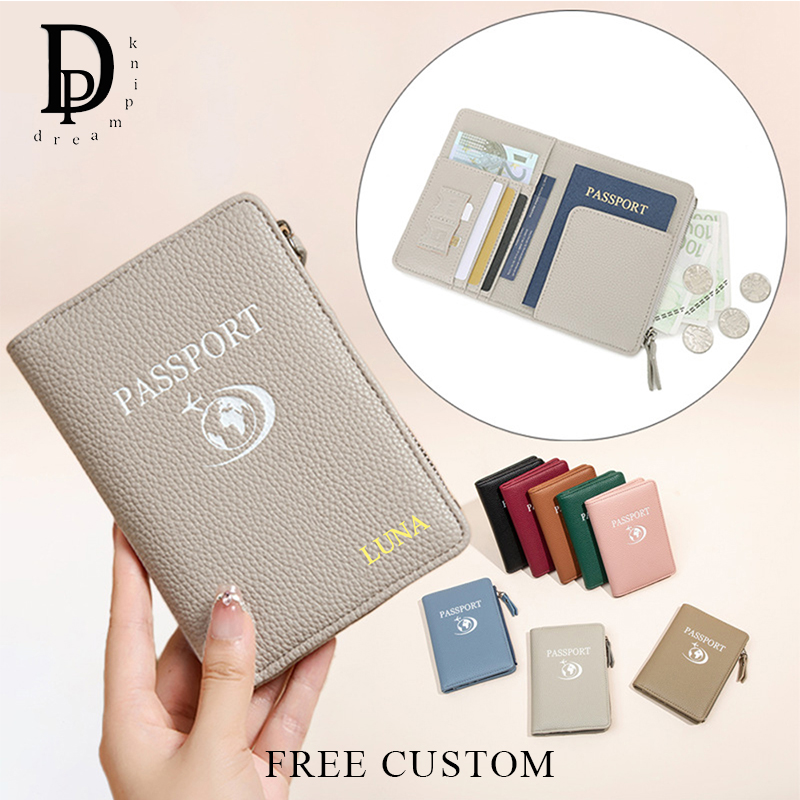 Travel Accessories Wallet - Porta-Passaporte Personalizado RFID para Mulheres, em