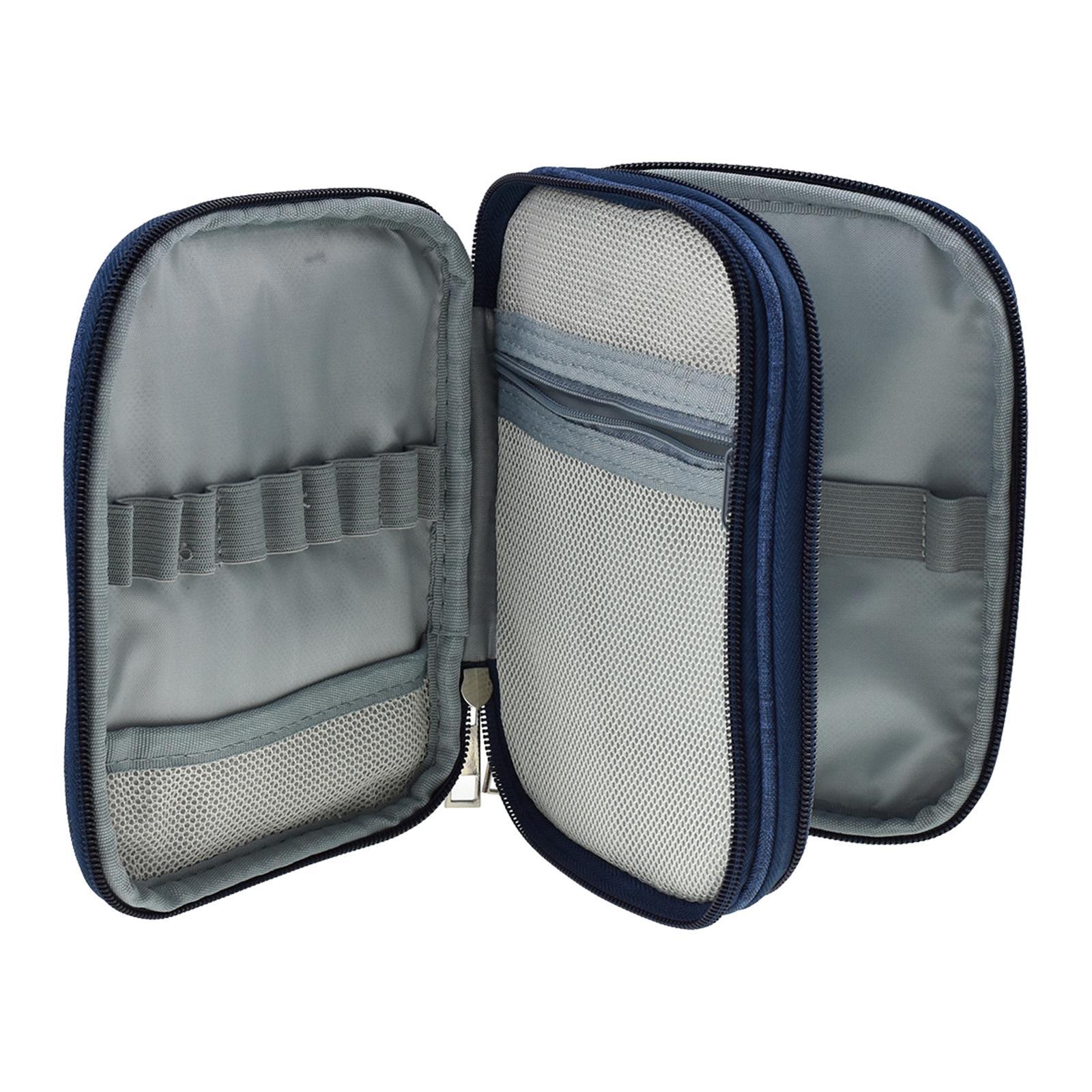 Travel Accessories Organizer Bag - Bolsa de armazenamento portátil azul para