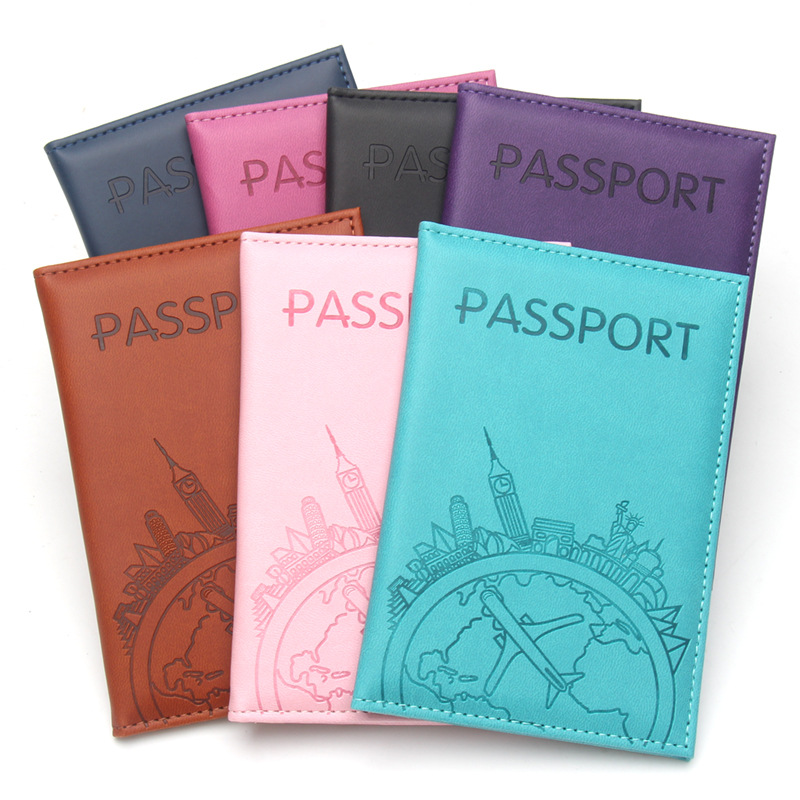 Travel Accessories India - Porta-passaporte impresso para voo global, capa