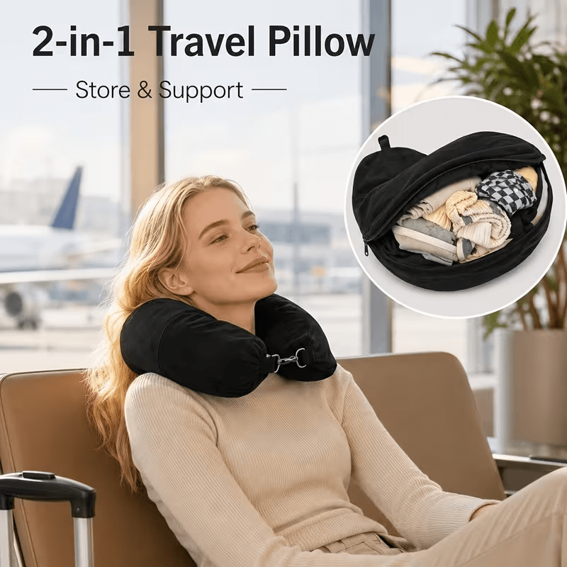 Travel Accessories Long Flight - 1 conjunto de capas para almofadas