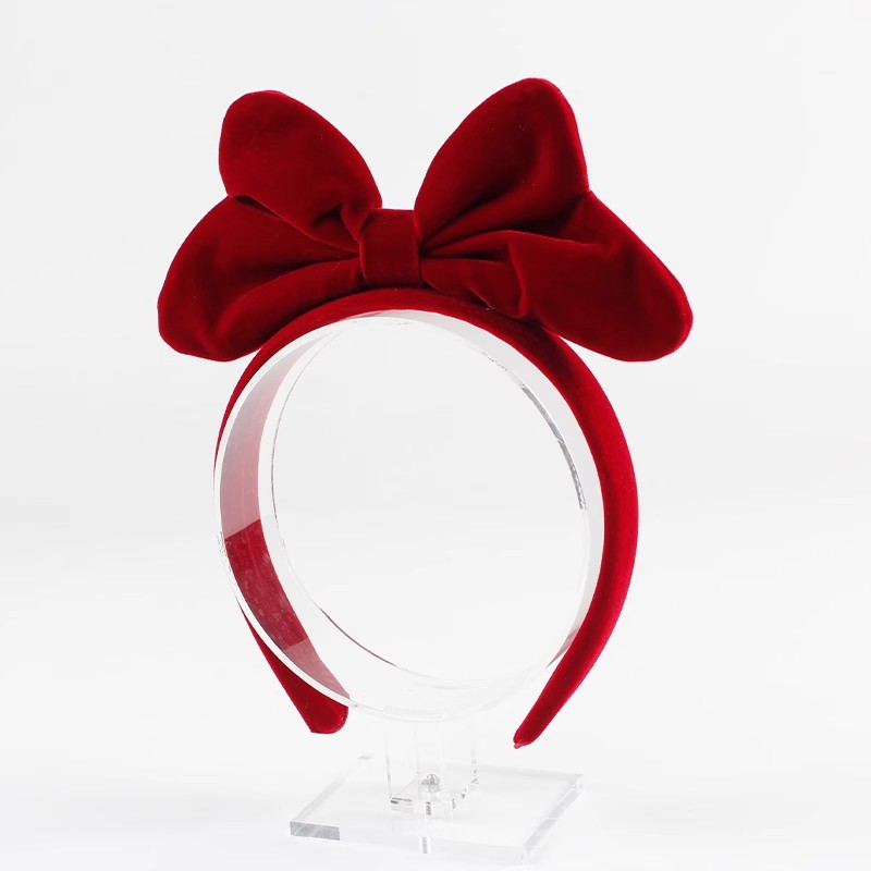 Tiara com laço vermelho para m - Travel Accessories As Gifts avaliação e preço