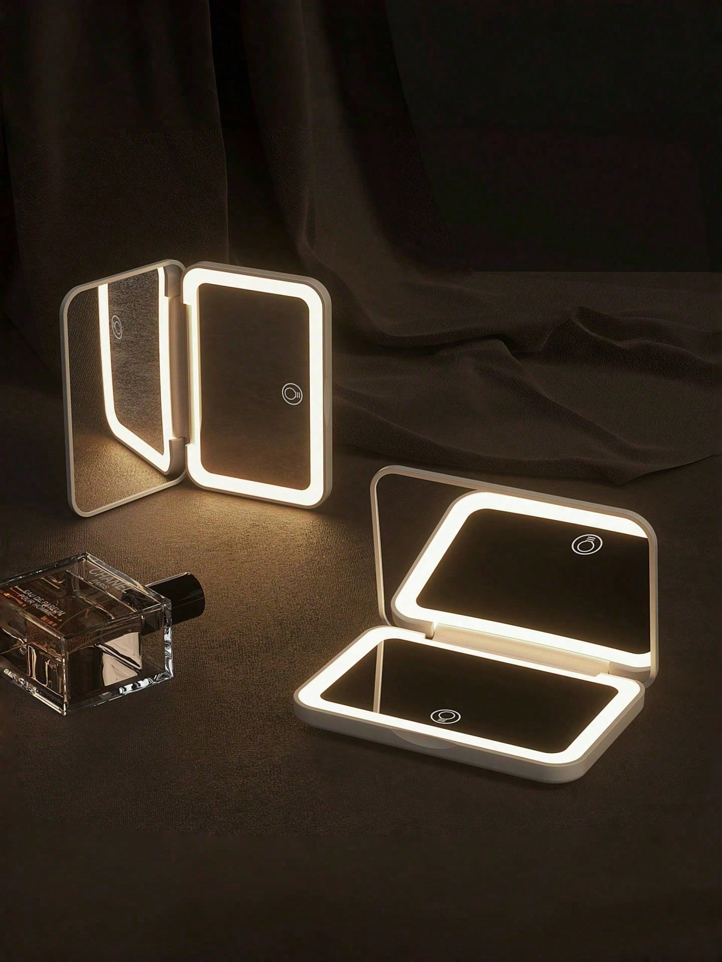 Espelho de maquiagem com LED e - Travel Accessories As Gifts avaliação e preço